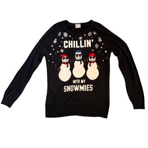 XL Well Worn Chillin' With My Snowmies‎ Ugly Holiday Christmas Sweater
